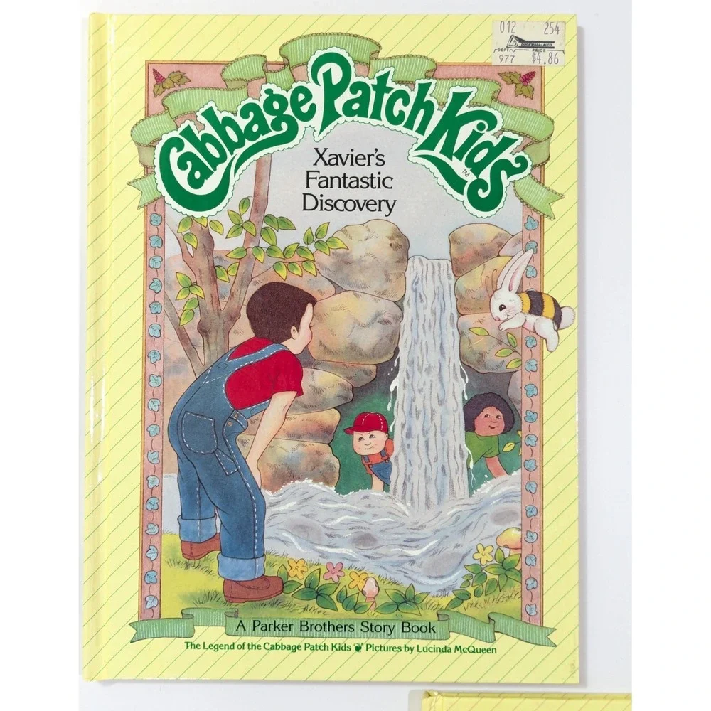 Lot of 3 Vintage CABBAGE PATCH KIDS 1984 Parker Bros. Hardcover Children's Books